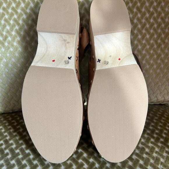 Free People x Kelsi Dagger Leather Stud Accent Cork Cushioned Norma Clogs NEW - Picture 9 of 16